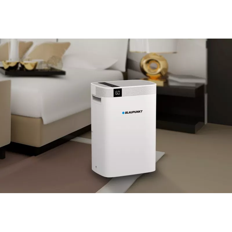 Luftentfeuchter BLAUPUNKT ADH601 — 2,5 l Tank, 16 l/24h, 245 W, 48 dB, Wi‑Fi, für 20–40 m², weiß
