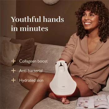 LED-Handmaske silk'n HLM1PE1001 für Hautverjüngung und Feuchtigkeitsversorgung
