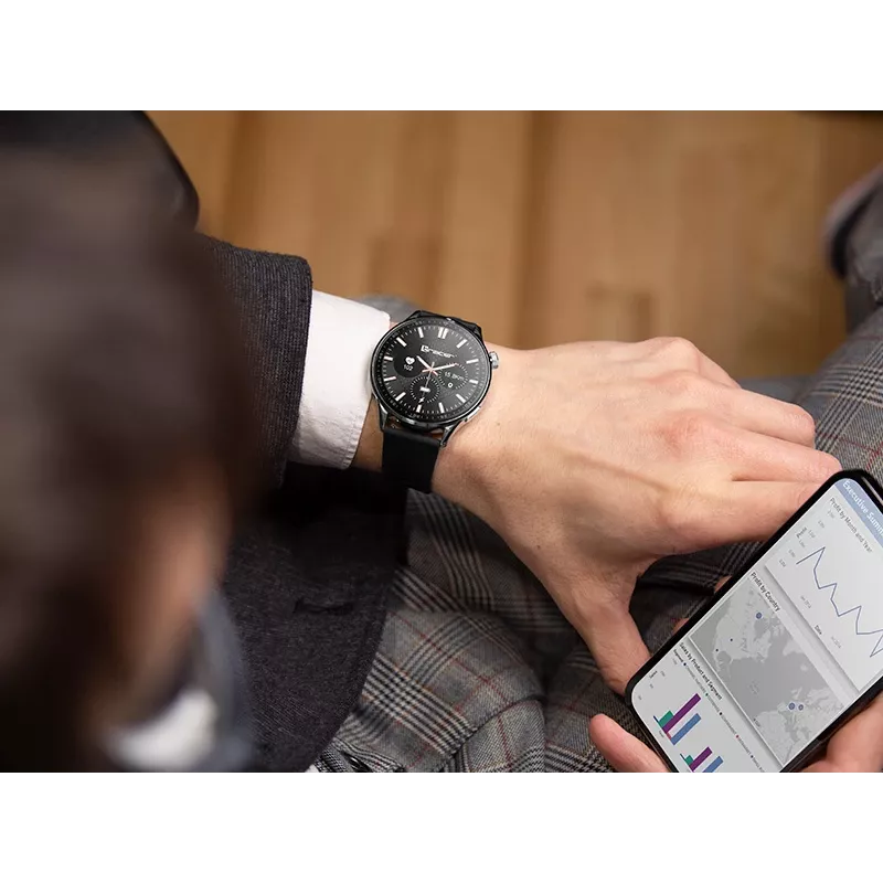 Smartwatch Tracer SMW9 X-TRO 1.52 Schwarz