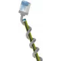 Goobay Ultra-Flexibles CAT 6A Patchkabel schlank U/FTP Grau - extra-kurzer Stecker (74311)