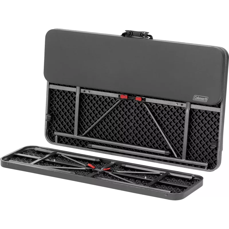 Campingtisch Coleman 2199746 schwarzer Stahlrahmen Polypropylenplatte