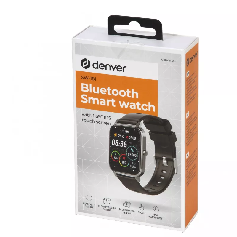 Smartwatch Denver SW-181Schwarz Schwarz