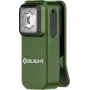 olight OCLIP LED-Clip-Licht grün mit zwei Lichtquellen, multifunktional (Modell 12972)