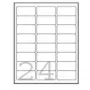 Avery - Adressetiketten - Weiß - 63,5 x 33,9 mm - 2400 Etiketten (100 Blatt x 24) (L7159-100)