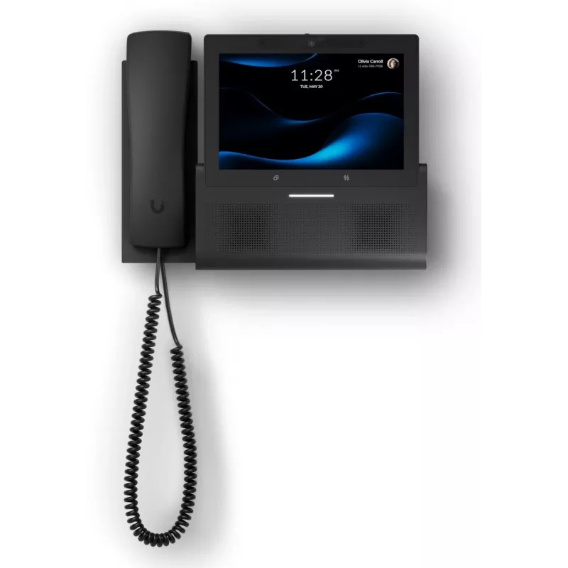 IP-Telefon UBIQUITI G3 Touch Wall — 7 Zoll 1280×800 Display, 32 GB Speicher, 5 MP Kamera, Gigabit Ethernet, Wi‑Fi (802.11a/b/g/n/ac), schwarz