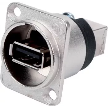 Neutrik - USB-Adapter - USB (W) auf USB Typ B (W) - USB 2.0 - Nickel