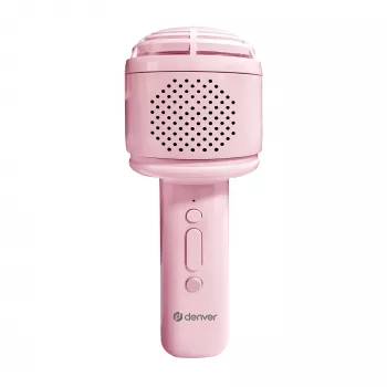 Mikrofon Denver KMS-30 Pink BT-Lautsprechermikrofon für Karaoke