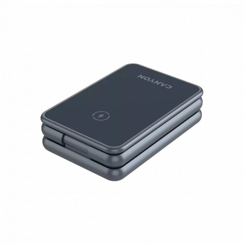 CANYON Klappbares kabelloses Ladegerät OnCharge 309 15W 3in1 Metall