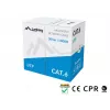 LANBERG Netzwerkkabel Cat6 U/UTP LCU6-11CU-0305-S, 305 m, 23 AWG, grau, HDPE-Mantel