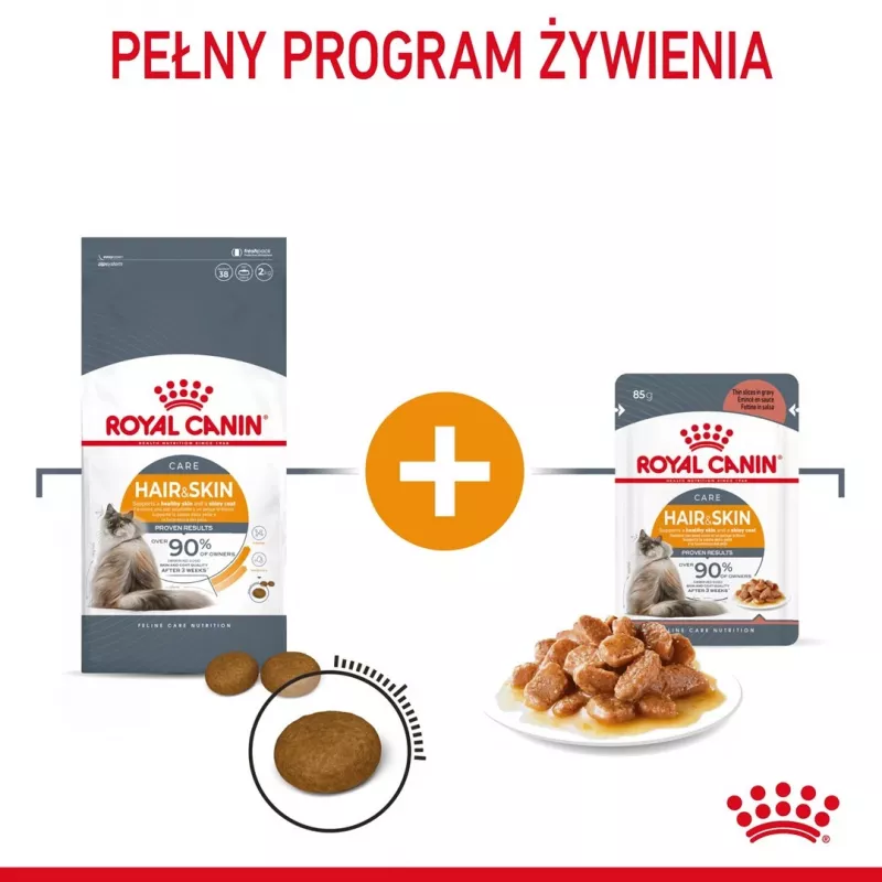 Royal Canin Hair & Skin Care Adult Katzentrockenfutter, 2 kg
