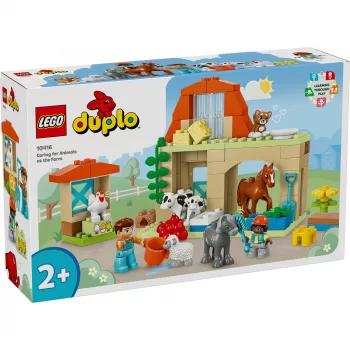 Bauspielzeug LEGO DUPLO Bauernhof Tierpflege Set 10416 — 74 Teile, 2 Minifiguren, Alter 2+