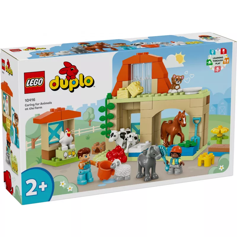 Bauspielzeug LEGO DUPLO Bauernhof Tierpflege Set 10416 — 74 Teile, 2 Minifiguren, Alter 2+