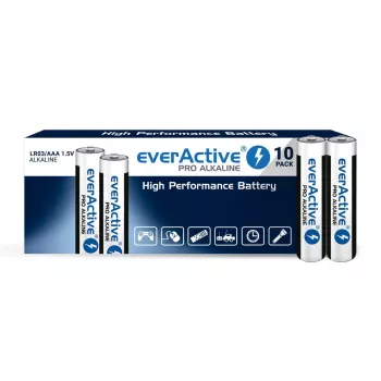 Einweg-Alkalibatterie everActive LR0310PAK AAA 1,5 V 1250 mAh 10er-Pack