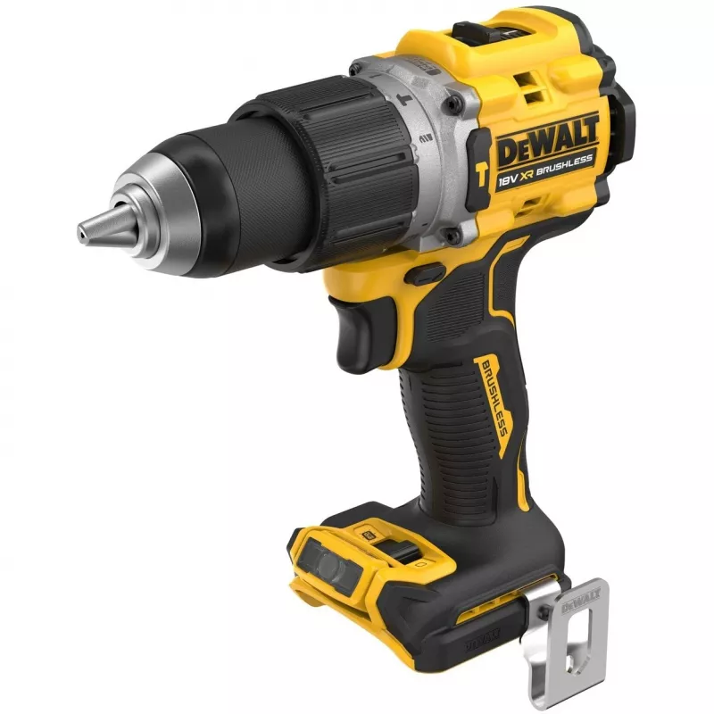 Pistolengriff-Bohrmaschine DeWalt DCD805NT-XJ — 18 V bürstenlos, 2000 U/min, 90 N·m, 13 mm Bohrfutter, 1,34 kg