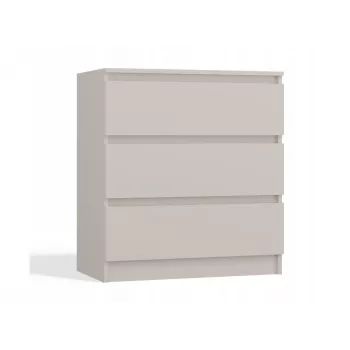 Kommode MALWA M3 von top e shop — 3 Schubladen, 700×750×400 mm, Spanplatte, Kaschmir-Matt-Finish
