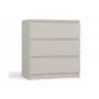Kommode MALWA M3 von top e shop — 3 Schubladen, 700×750×400 mm, Spanplatte, Kaschmir-Matt-Finish