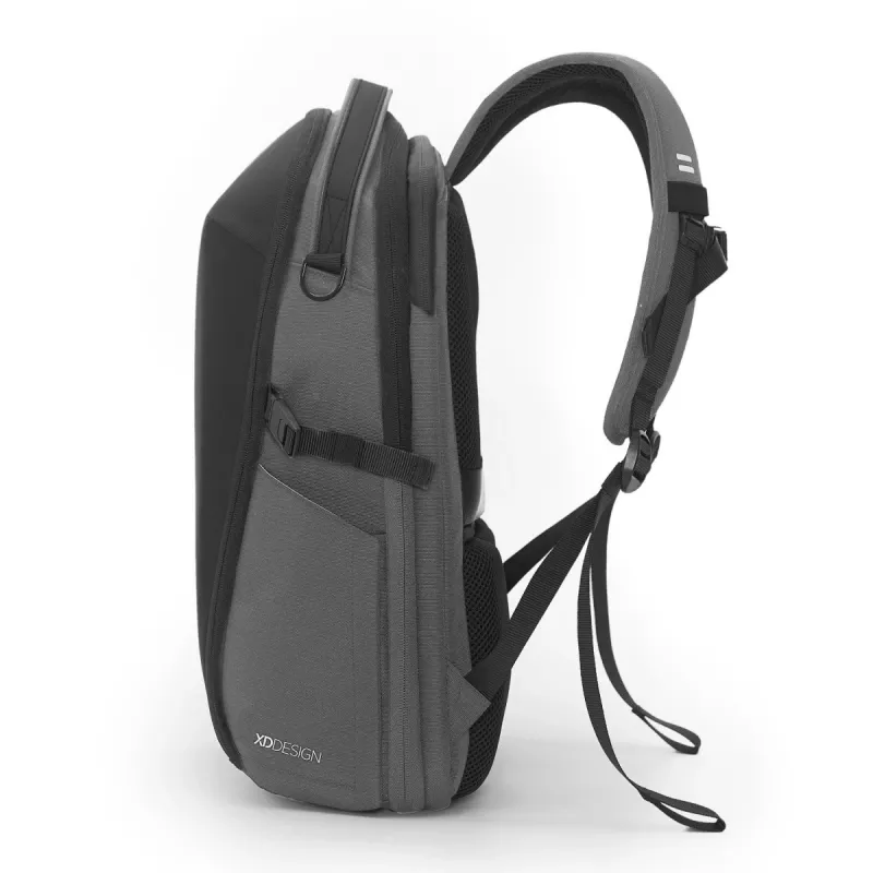 Backpack XDDESIGN Bizz Grau P705.932 – wasserabweisender, leichter City-Rucksack