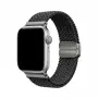 Armband GUAN Premium für Apple Watch 38/40/41/42 mm — Schwarz/Grau Ersatzarmband