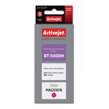 Activejet AB-5000M Tintenflasche (Ersatz für Brother BT-5000M; Supreme; 50 ml; Magenta)