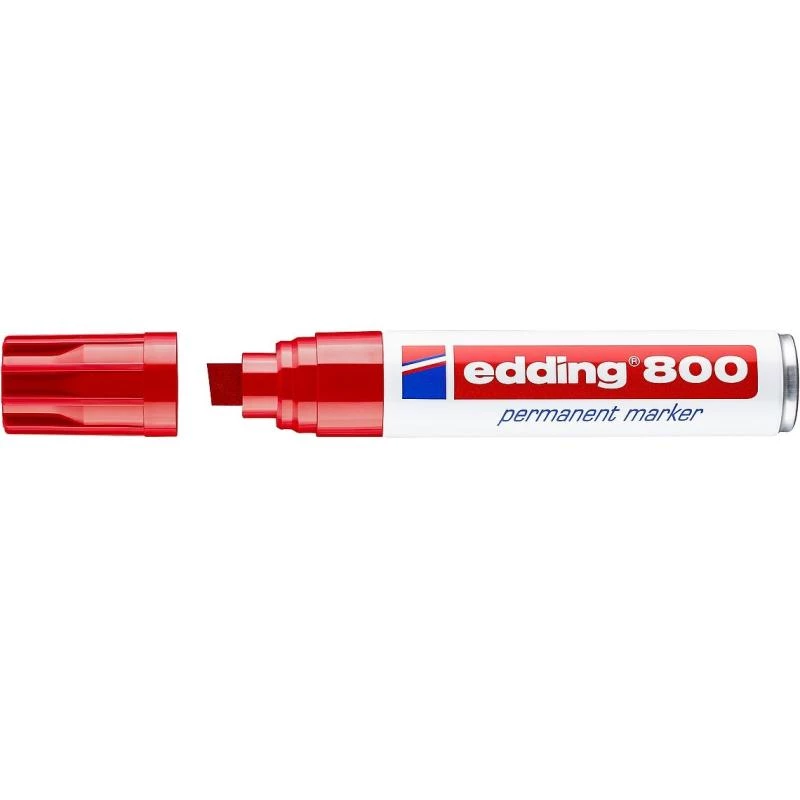 Permanentmarker Edding 800 Keilspitze Rot