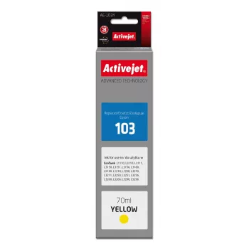 Activejet AE-103Y Tinte (Ersatz für Epson 103 C13T00S44A; Supreme; 70 ml; gelb)