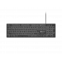 Kabelgebundene Tastatur NATEC HERRING GLOW US-Layout mit weißer Hintergrundbeleuchtung