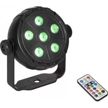 LED-Spot EUROLITE PK-3 USB TCL 3W RGB – kompakter USB-betriebener RGB-Spot, 3W