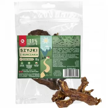MACED Hähnchenhals 100% Natur - Hundeleckerli - 75 g