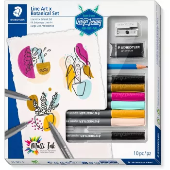 Art Set Drawing Tools Staedtler LineArt & Botanical Set