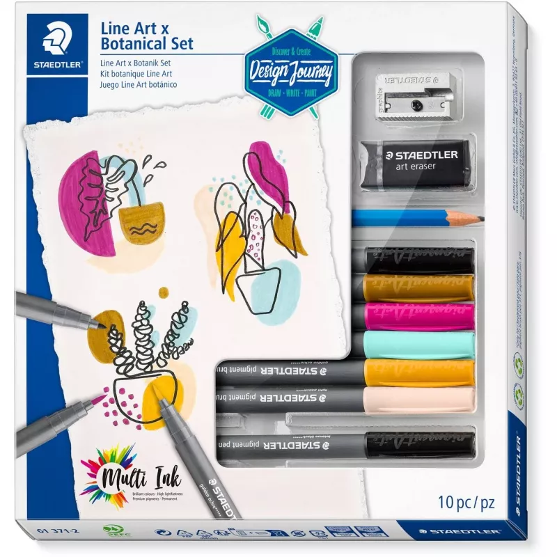Art Set Drawing Tools Staedtler LineArt & Botanical Set