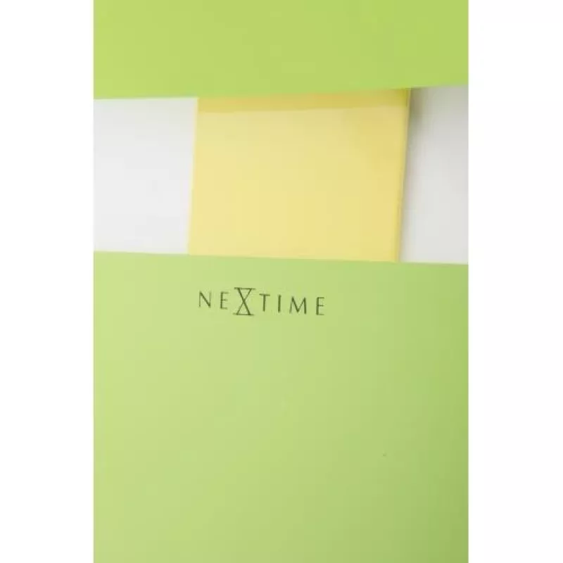 NeXtime Wanduhr 2855gn Bold Stripes, 19 x 38 cm, Wand, Grün