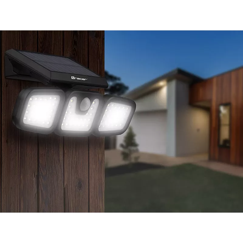Tracer 47191 Saturn LED-Solarfluter mit Bewegungsmelder