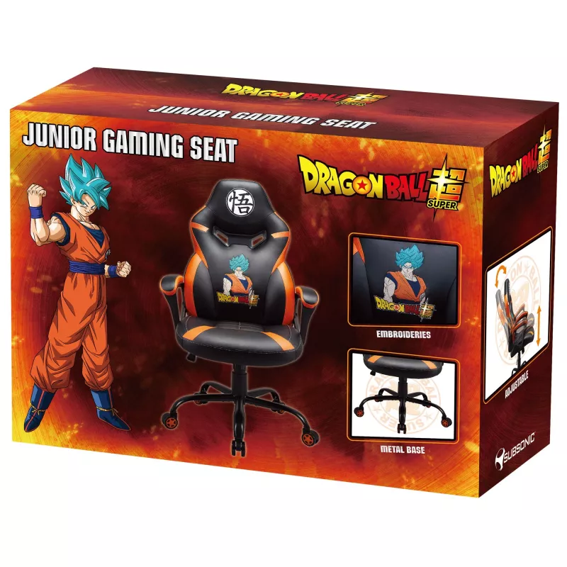 PC-Gaming-Stuhl Subsonic SA5573-D4 gepolsterte Sitzfläche Schwarz Orange