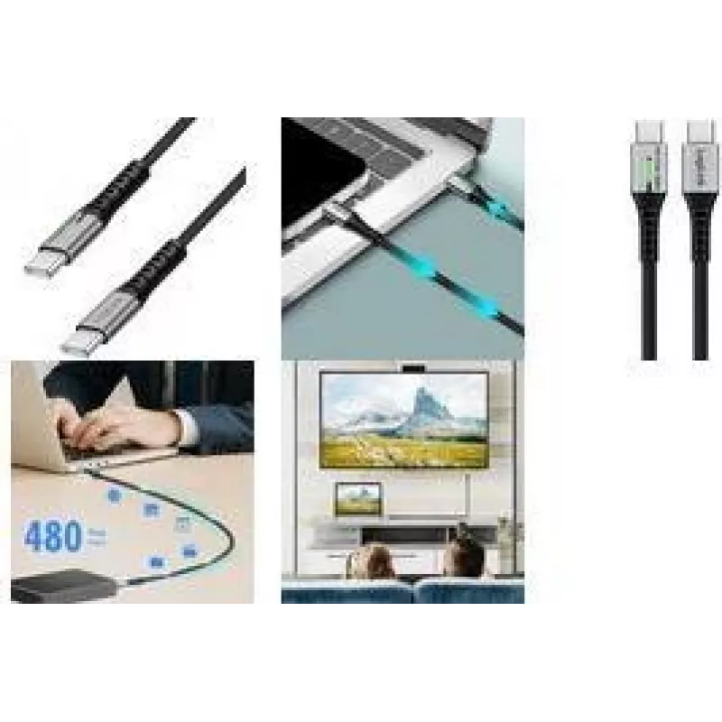 Logilink CU0423 USB-Kabel, Schwarz