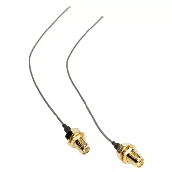 Akasa A-ATC01-150GR Signalkabel 0.15 m Schwarz, Gold