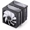 CPU-Kühler Jonsbo CA80 Dual-Tower, 2×120mm PWM-Lüfter, ARGB, schwarz