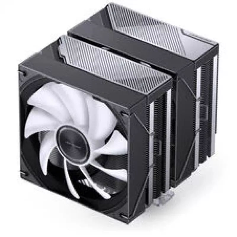 CPU-Kühler Jonsbo CA80 Dual-Tower, 2×120mm PWM-Lüfter, ARGB, schwarz