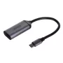 UNITEK V1420A Video-Kabeladapter 0,15 m USB Typ-C HDMI Grau