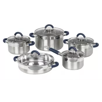 Jata BC10 Kochtopf-Set aus Edelstahl 5-teilig