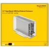 HDD/SSD-Gehäuse DeLOCK 42624 Transparent 2,5/3,5 Zoll