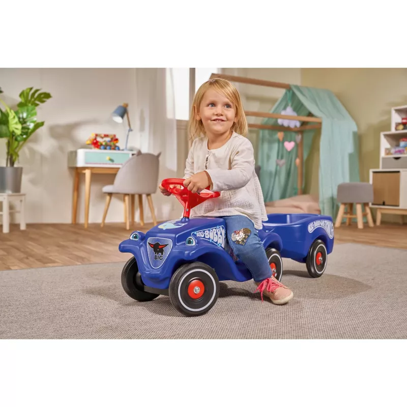 Rutschauto Simba-Dickie BIG Bobby-Car, Schiebeantrieb, Alter 1–5, 4 Räder, blau/rot