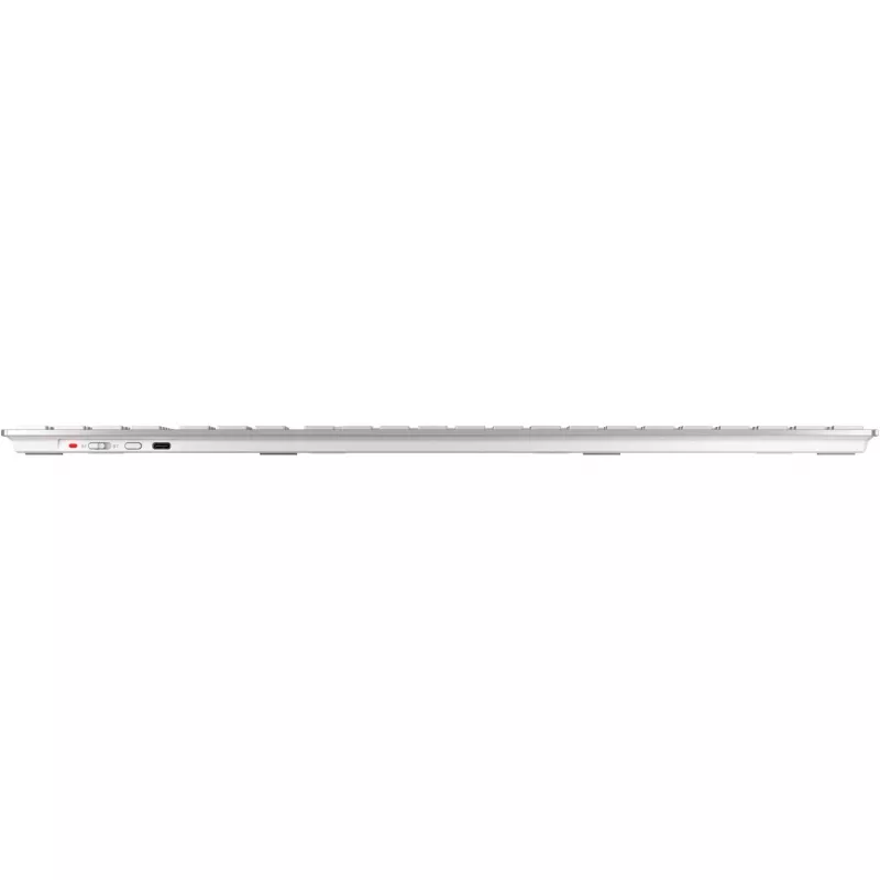 CHERRY DW 9100 SLIM Tastatur Maus inklusive Universal RF Wireless + Bluetooth QWERTZ Deutsch Silber