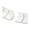Kabelkanal DeLOCK 740 x 75 mm höhenverstellbar weiß