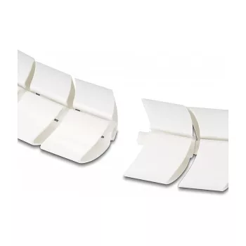 Kabelkanal DeLOCK 740 x 75 mm höhenverstellbar weiß