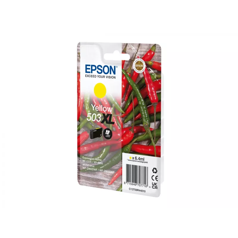 Tintenpatrone Epson 503XL Gelb, Original hohe (XL) Reichweite, 6,4 ml, Einzelpackung