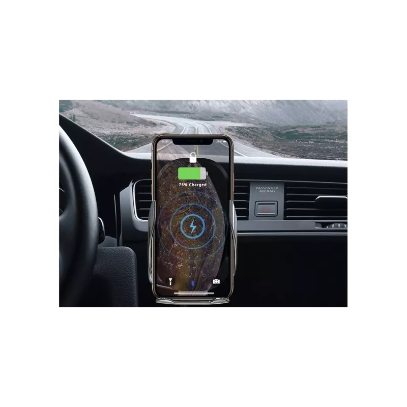Smartphone- & Tablet-Halterung TECHNISAT SmartCharge 3 — universelle Halterung mit integrierter Ladefunktion (Modell 76-4977-00)