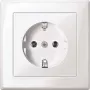 Steckdose CEE 7/3 Merten MEG2301-1425 Weiß