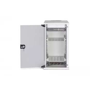 Wandmontierter Netzwerkschrank Digitus DN-49104-SET 12U 60kg IP20 Grau