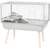 Käfig ZOLUX Neolife 80 grün für Hamster – Metall/Kunststoff, 780×480×750 mm, 9 mm Gitterabstand