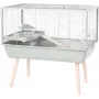 Käfig ZOLUX Neolife 80 grün für Hamster – Metall/Kunststoff, 780×480×750 mm, 9 mm Gitterabstand